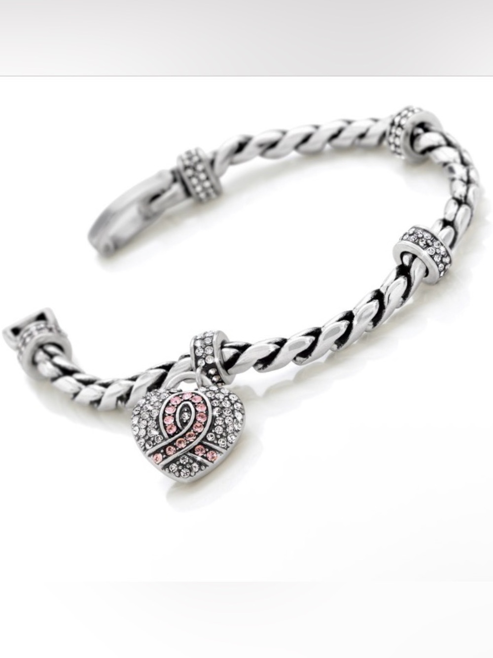 Brighton Power of Pink 2013 Breast Cancer Awareness Charm Bracelet
